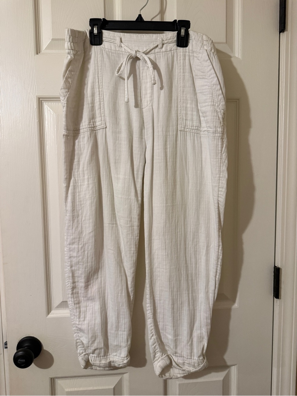 Old Navy Off-White Casual Drawstring Pants